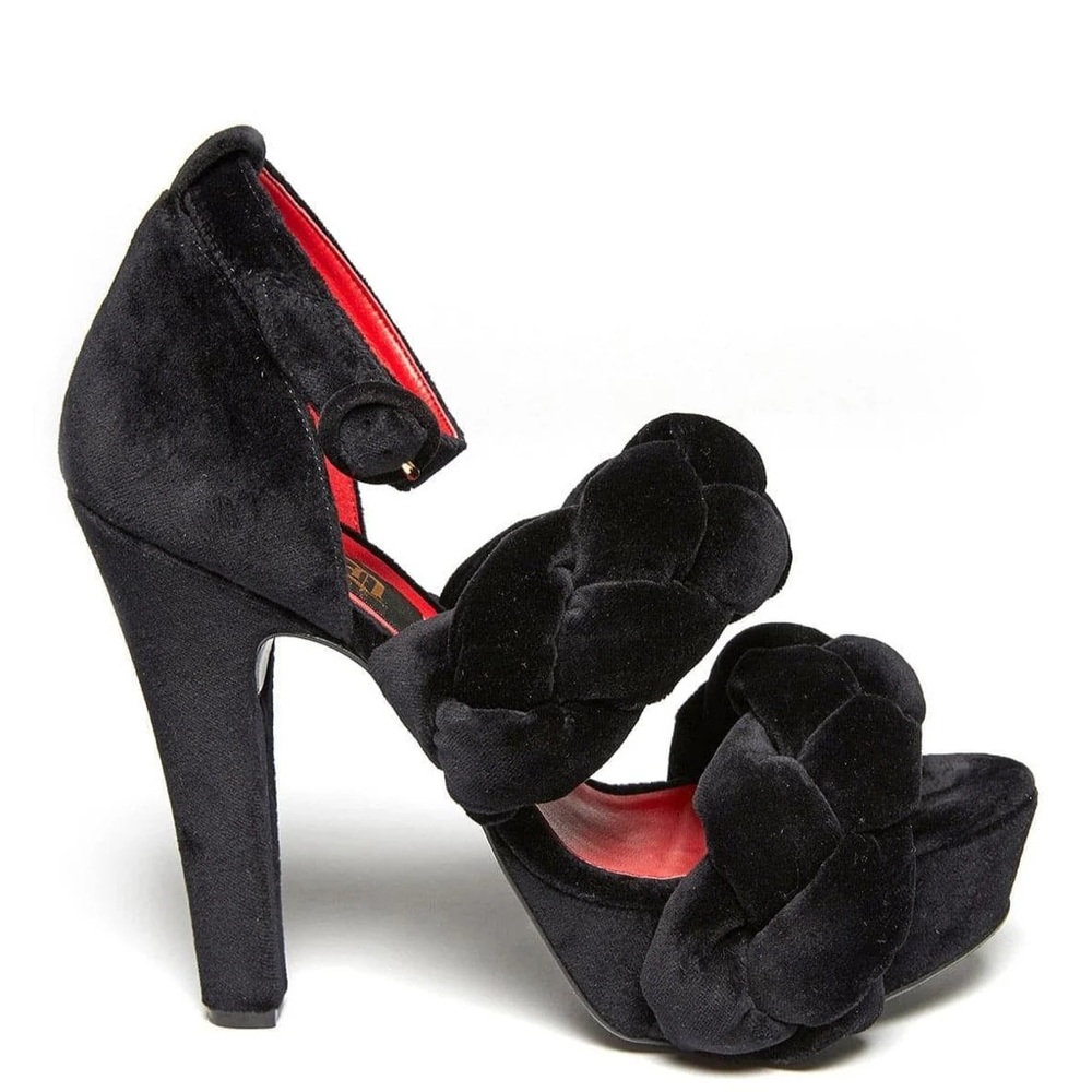 Kat Von D Black Velvet Swoon Heels